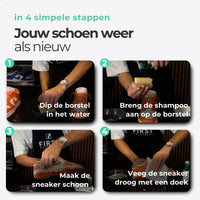 First Amsterdam Sneakercleaner Set - Essential Bundle - Shoe Brush