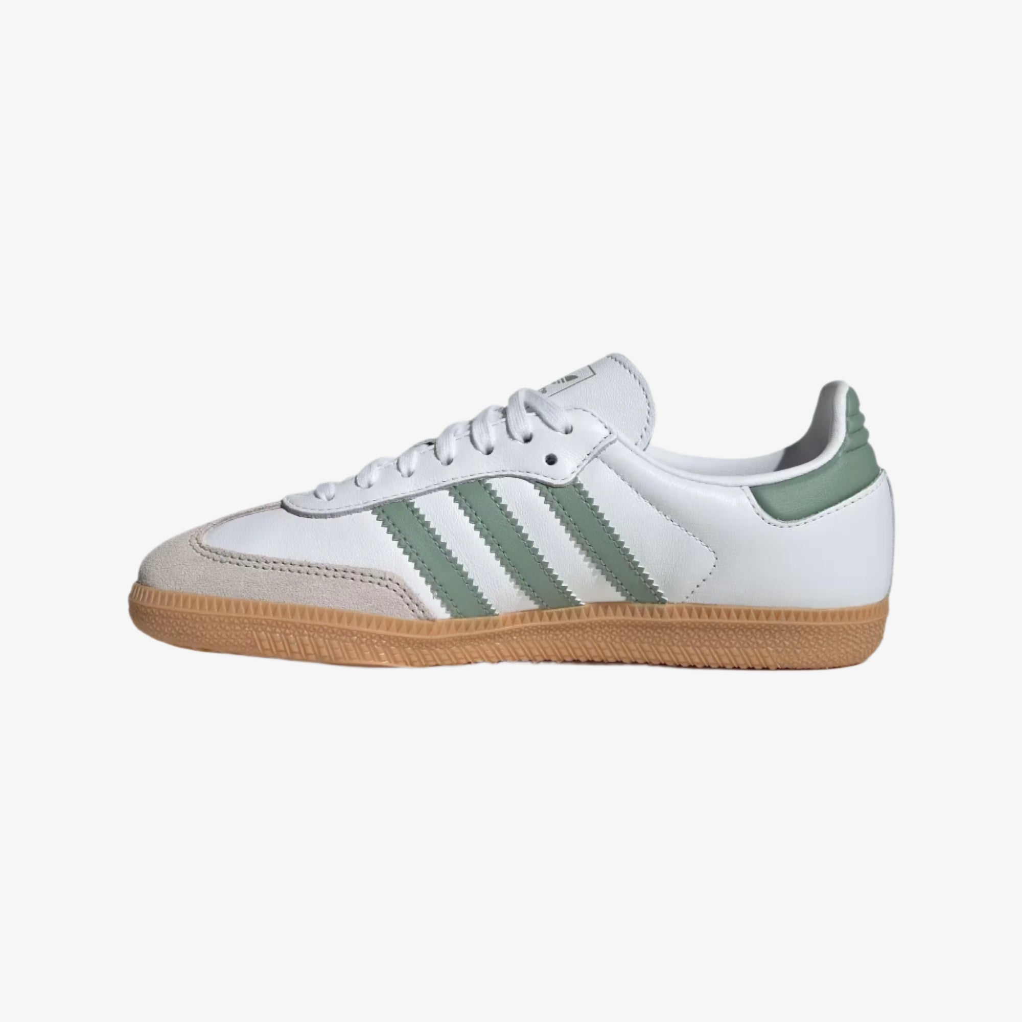 adidas Samba OG - GS - Cloud White Silver Green