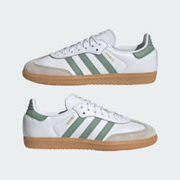 adidas Samba OG - GS - Cloud White Silver Green