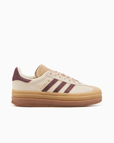 adidas Gazelle Bold - Women's - Cream White Maroon