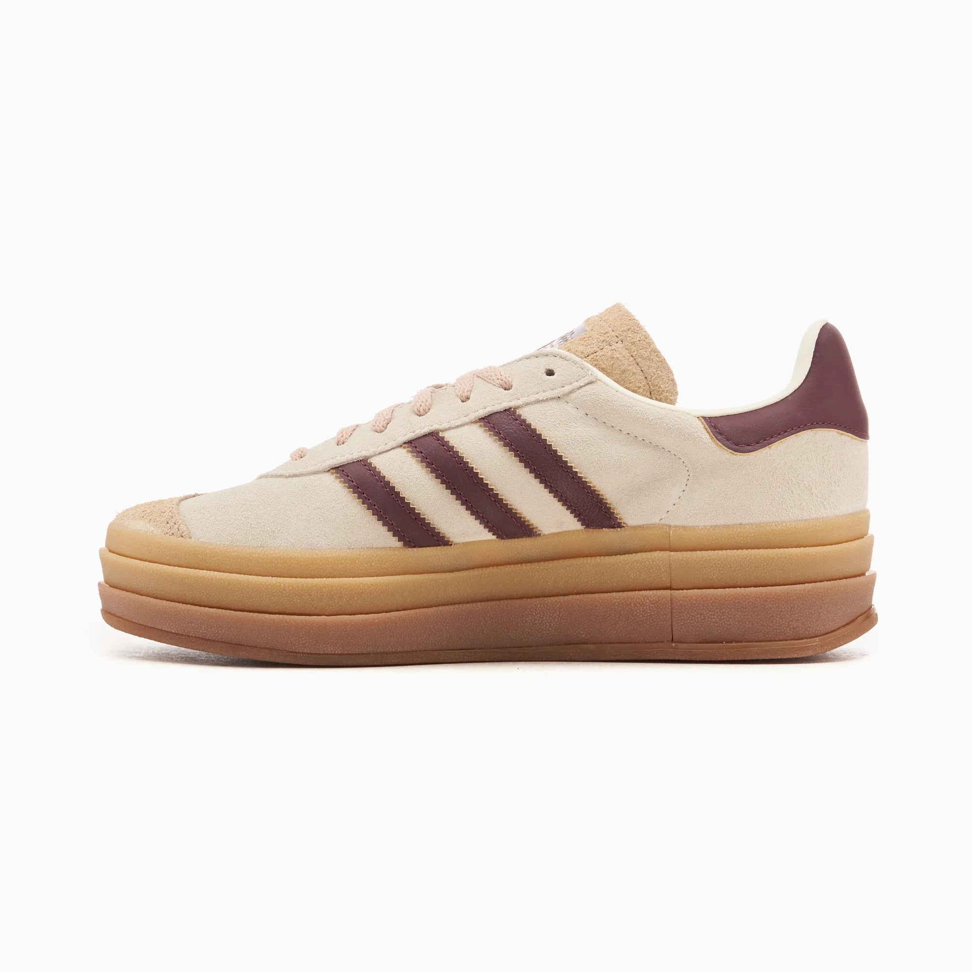 adidas Gazelle Bold - Women's - Cream White Maroon